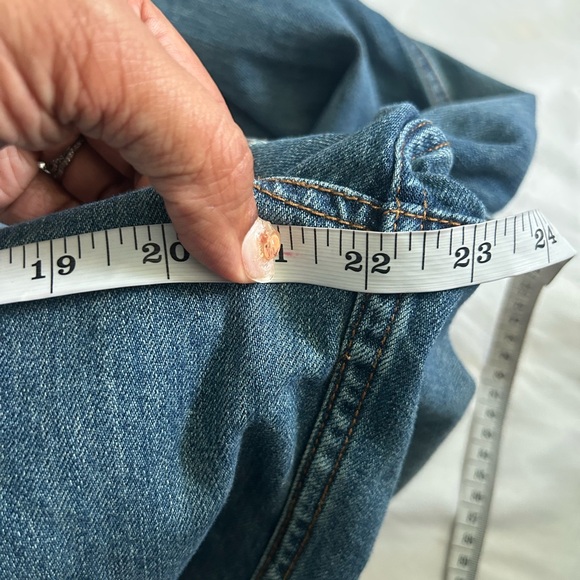 Avec Les Filles | Follow Me Embroidered Cotton Longline Denim Jacket - Picture 10 of 12